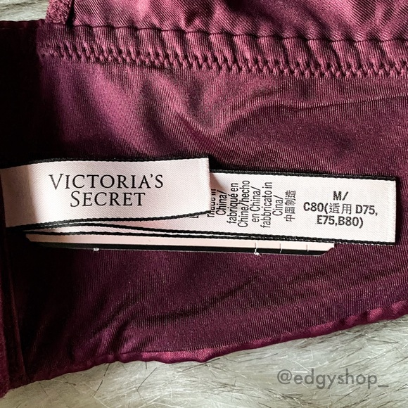 VS | Satin Triangle Corset Long Line Bralette - Picture 3 of 6